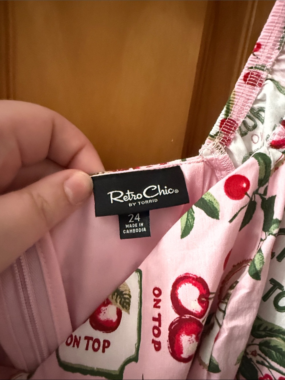 Torrid- Retro Chic Cherry dress - Picture 2 of 4